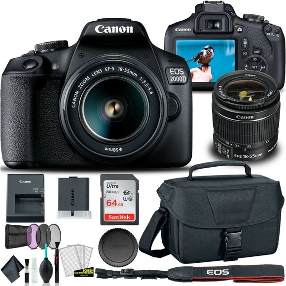Canon EOS 2000D / Rebel T7 DSLR Camera with 18-55mm Lens + Creative Kit - Picture 4 of 4